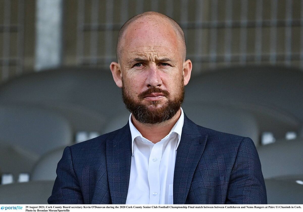 Cork GAA CEO Kevin O'Donovan. 