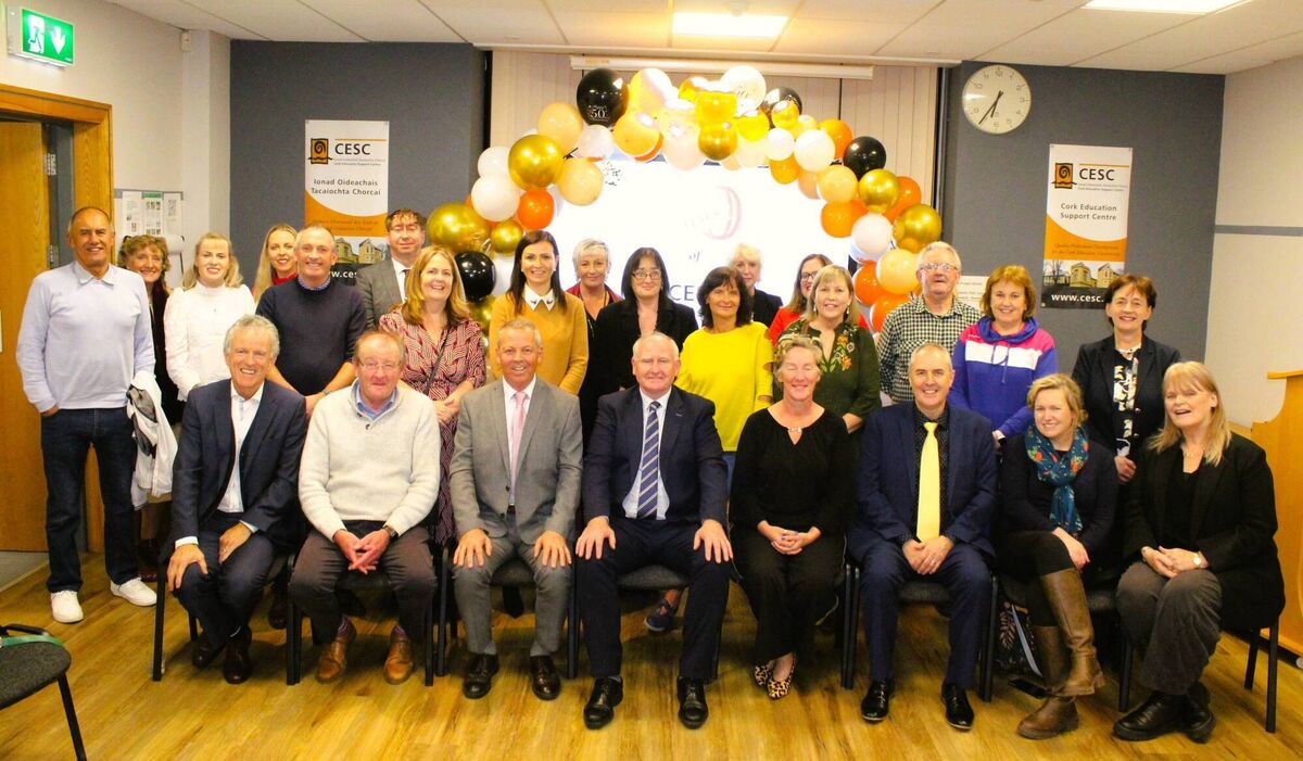 Attendees at the CESC 50th anniversary celebration lats October. 