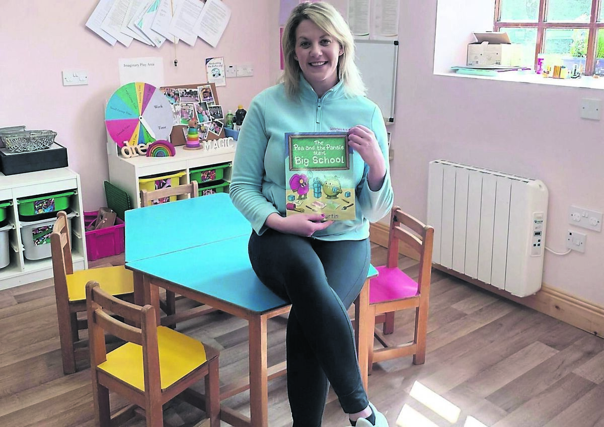 Alison Curtin with the children’s book she had published last year - she wants to join the Fine Gael ticket in this year’s elections to Cork County Council