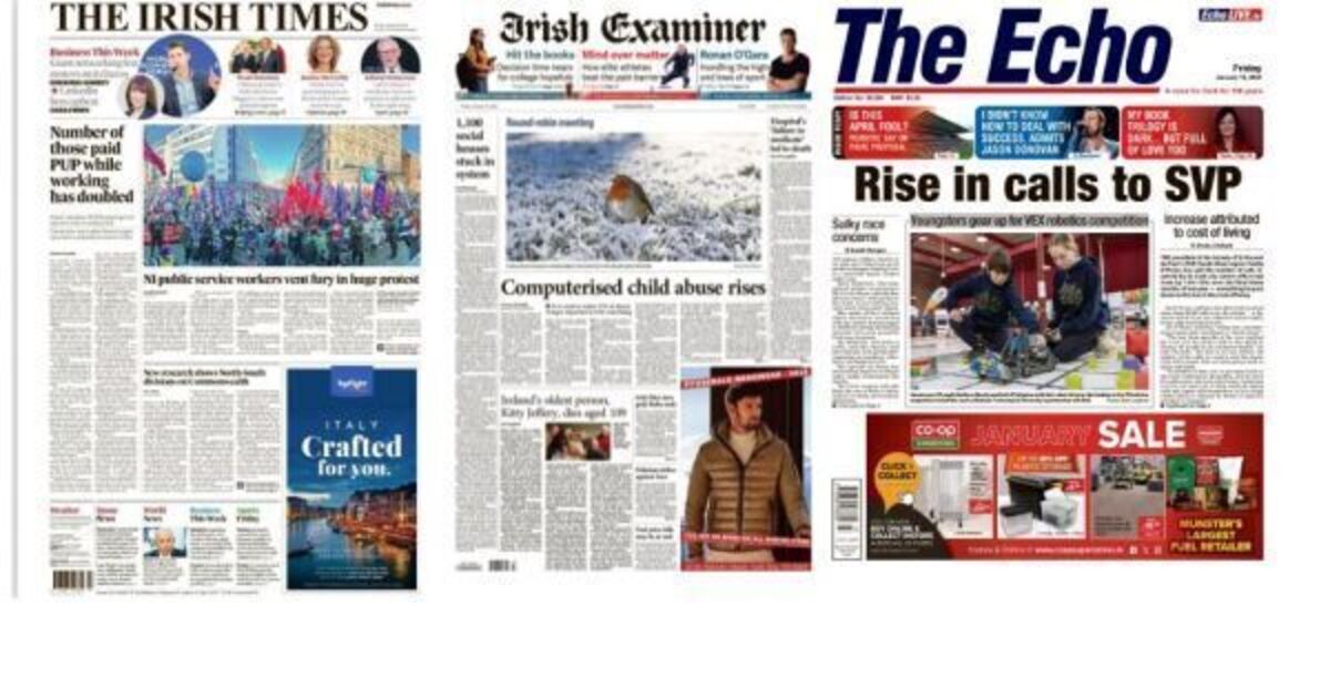 What the papers say: Friday's front pages - Vimarsana News
