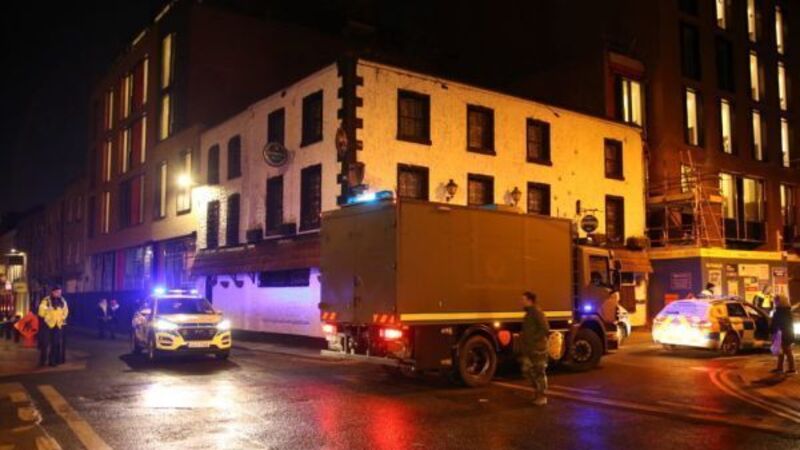 Army bomb disposal team carries out controlled explosion at homeless hostel
