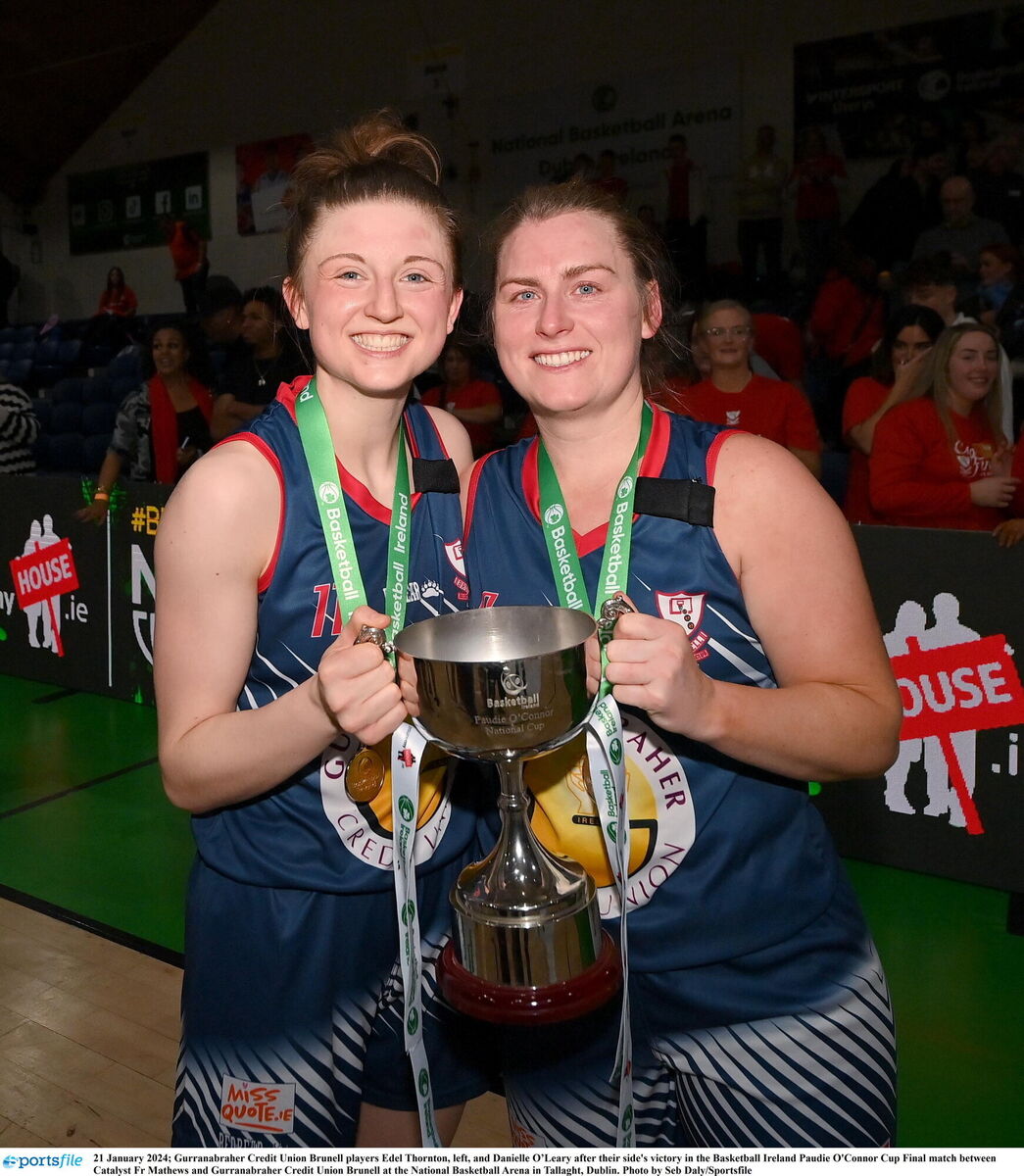 Joy for Edel Thornton and Danielle O’Leary. Picture: Seb Daly/Sportsfile Joy for Edel Thornton and Danielle O’Leary. Picture: Seb Daly/Sportsfile