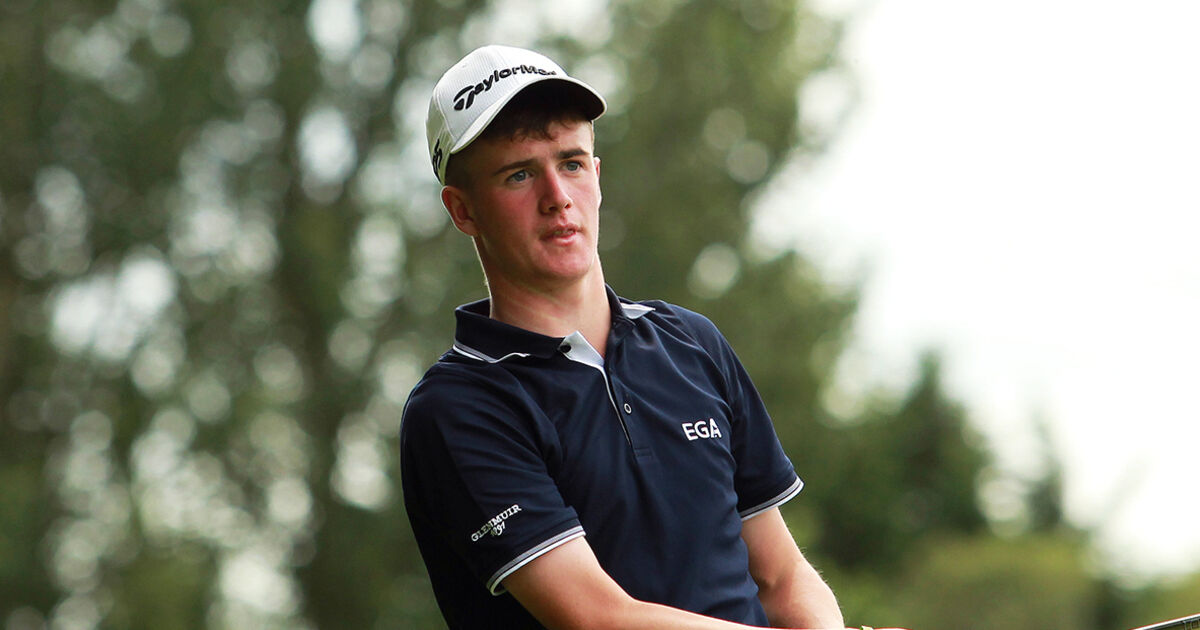 Sombrero irlandés para el golfista de Cork Jack Murphy en España