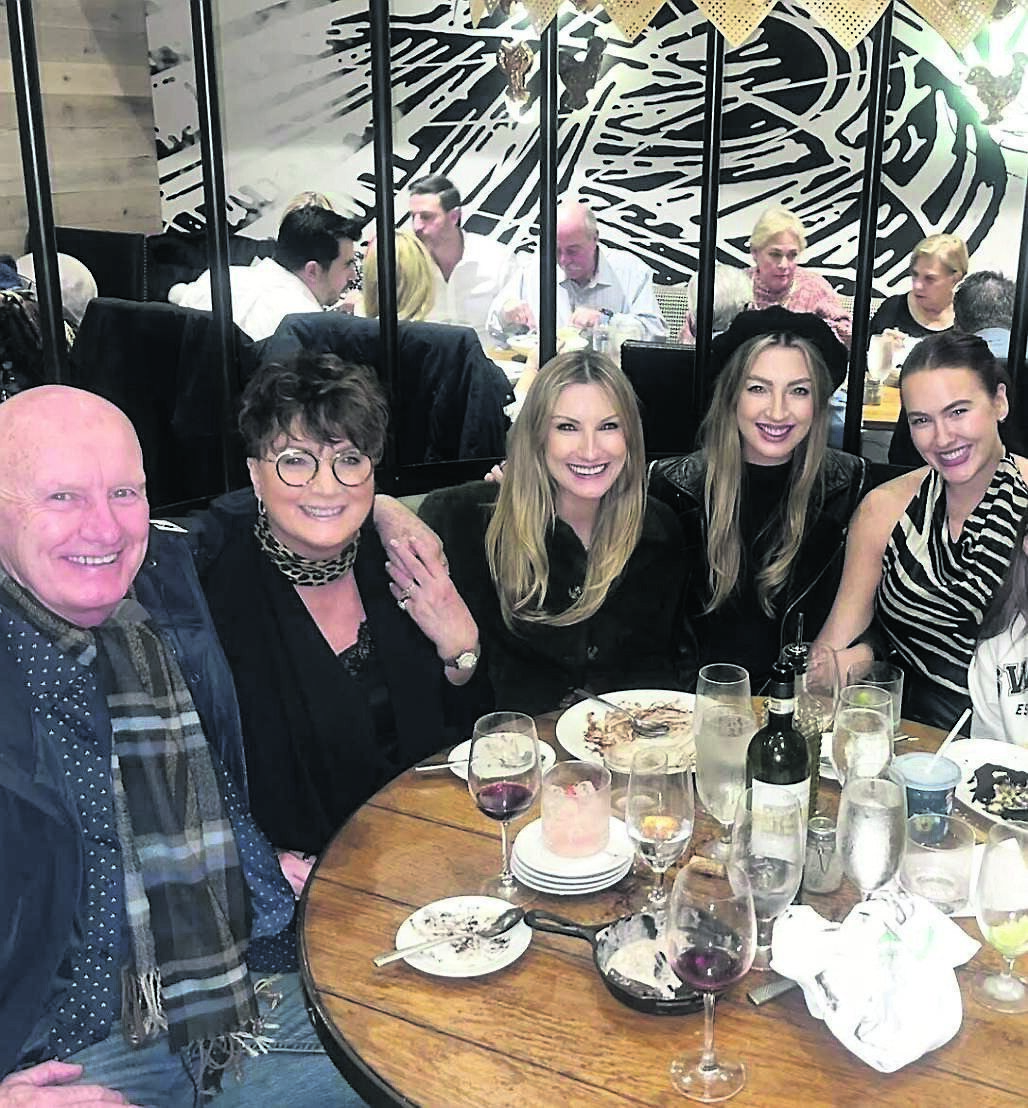 Cassie, Caroline and Ciara Wilkins with their parents, Mary and Kieran. The girls are taking their father to Florida for his birthday. Cassie, Caroline and Ciara Wilkins with their parents, Mary and Kieran. The girls are taking their father to Florida for his birthday.