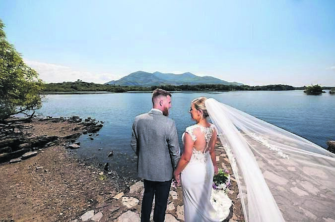 Samantha Crean and Denis Sheehan had their wedding reception in Killarney Heights