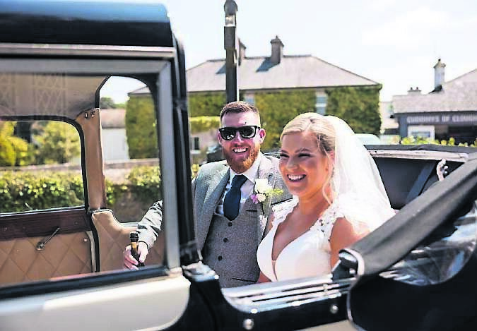 A sunny wedding day for Samantha Crean and Denis Sheehan.