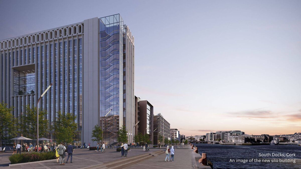 A CGI of one of the new buildings set to be developed on Kennedy Quay. A CGI of one of the new buildings set to be developed on Kennedy Quay.