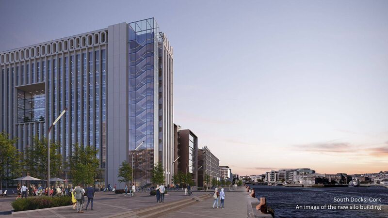A CGI of one of the new buildings set to be developed on Kennedy Quay. A CGI of one of the new buildings set to be developed on Kennedy Quay.