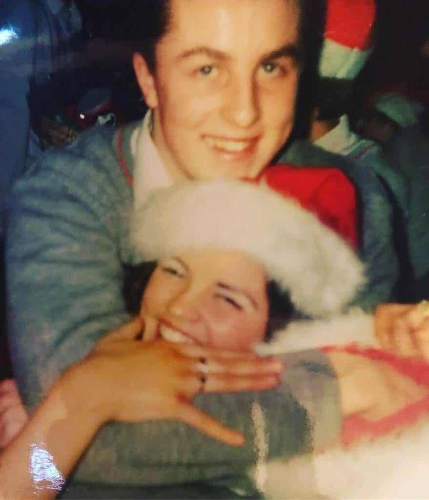 Eamonn O’Caoimh with his now wife Sinéad Sheppard during their school days.  