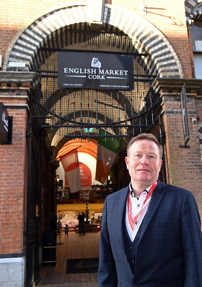 Brendan Walsh, property manager, Lisney Commercial Real Estate, managing agents, English Market. Picture: Denis Minihane.