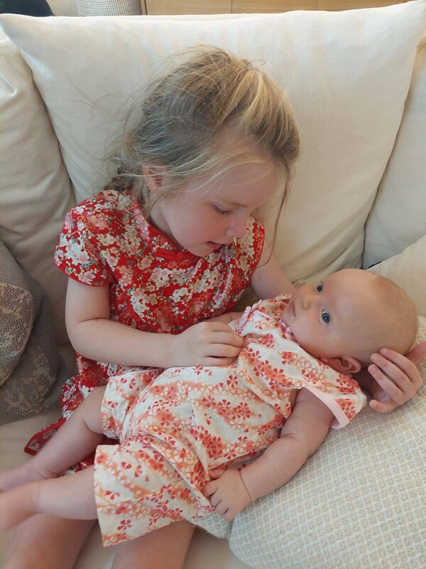 Anabella and Emillia. Anabella and Emillia.