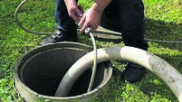 Septic tank cleaning