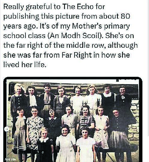 Dan Boyle’s tweet on last week’s school photo