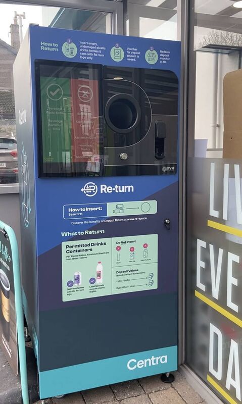 Deposit Return Scheme. Whyte's Centra, Togher.