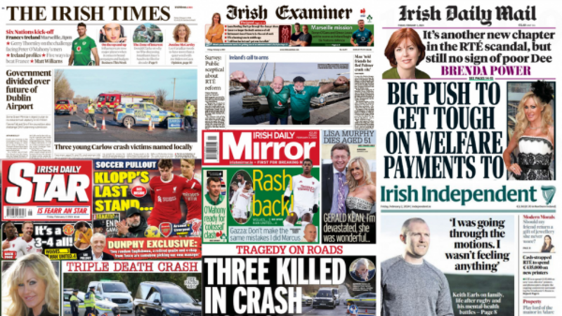 What the papers say: Friday's front pages