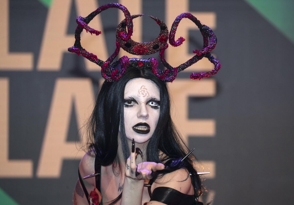  Bambie Thug who will represent Ireland at the 2024 Eurovision. Picture Colin Keegan, Collins Dublin