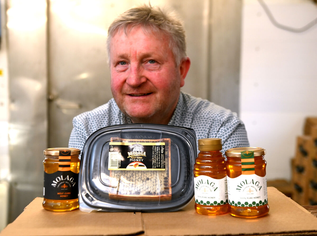 Kevin Collins, 4th generation producing Molaga honey in Timoleague in West Cork. Picture; Eddie O'Hare Kevin Collins, 4th generation producing Molaga honey in Timoleague in West Cork. Picture; Eddie O'Hare