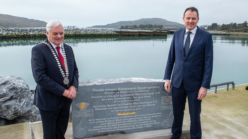 Wharf extension officially opened at West Cork harbour