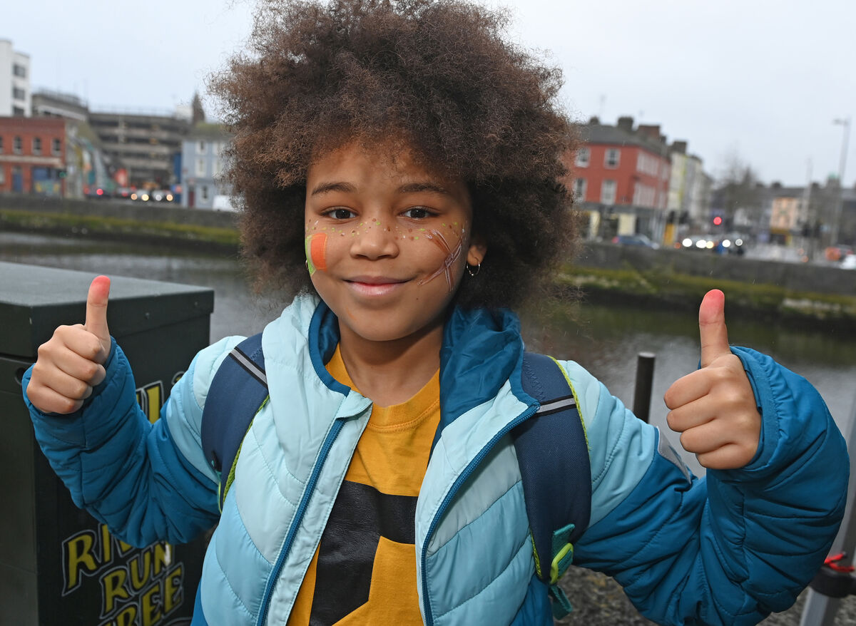 Asanta Talvikki at the St. Brigid's day street celebrations at Myo Cafe on Pope's quay, Cork. Picture: Eddie O'Hare Asanta Talvikki at the St. Brigid's day street celebrations at Myo Cafe on Pope's quay, Cork. Picture: Eddie O'Hare