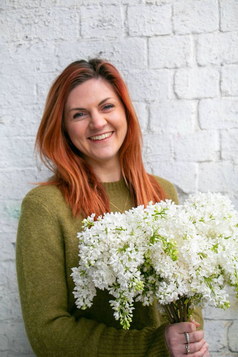Amelie Marron, head of weddings at Lavender Green Flowers.