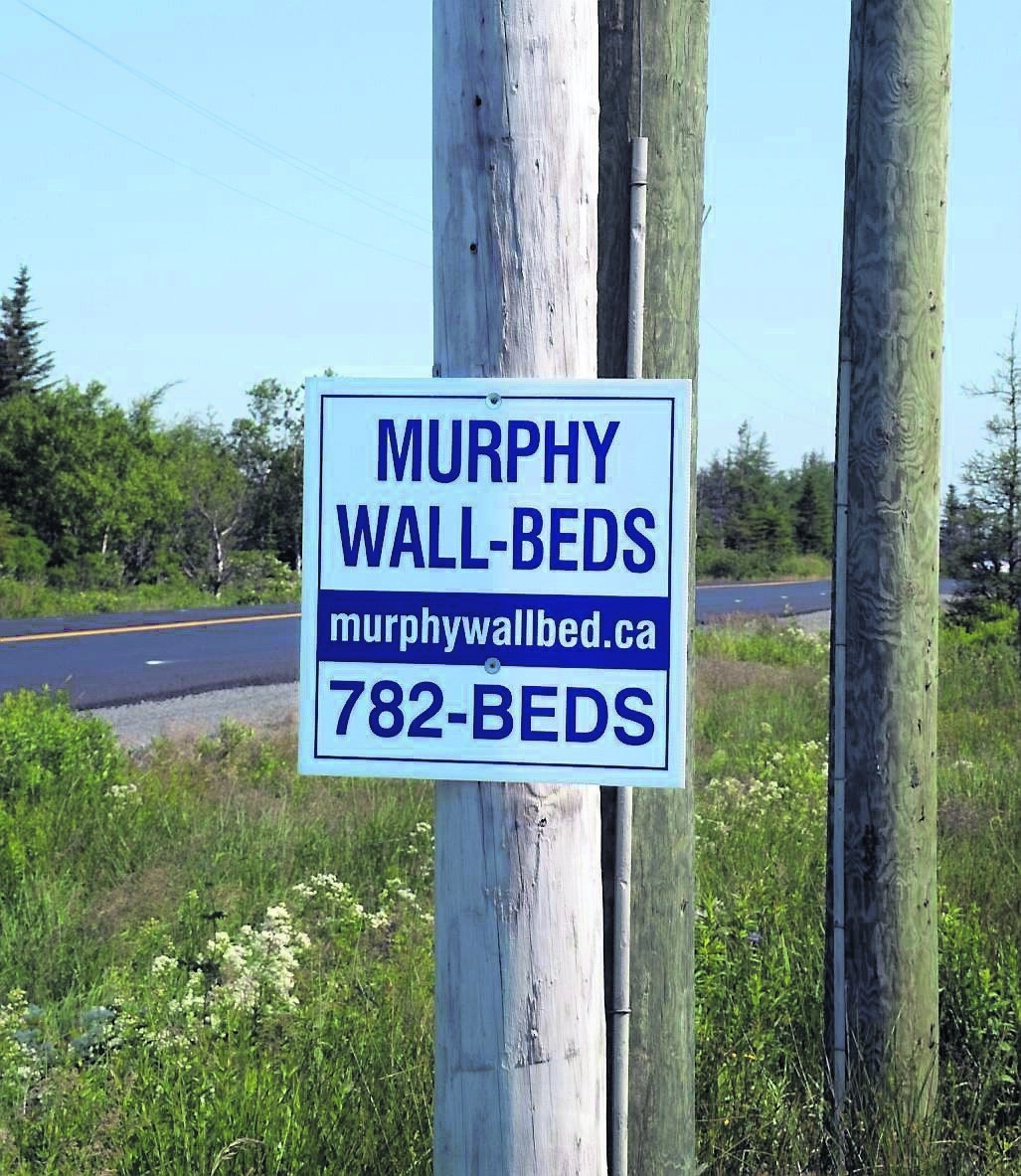 A poster with Irish names along the Irish Loop in Newfoundland. Pictures: Richard Mills A poster with Irish names along the Irish Loop in Newfoundland. Pictures: Richard Mills