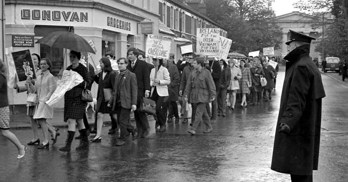 Throwback Thursday: Identifying the protester in Vietnam war rally in Cork city - Vimarsana News