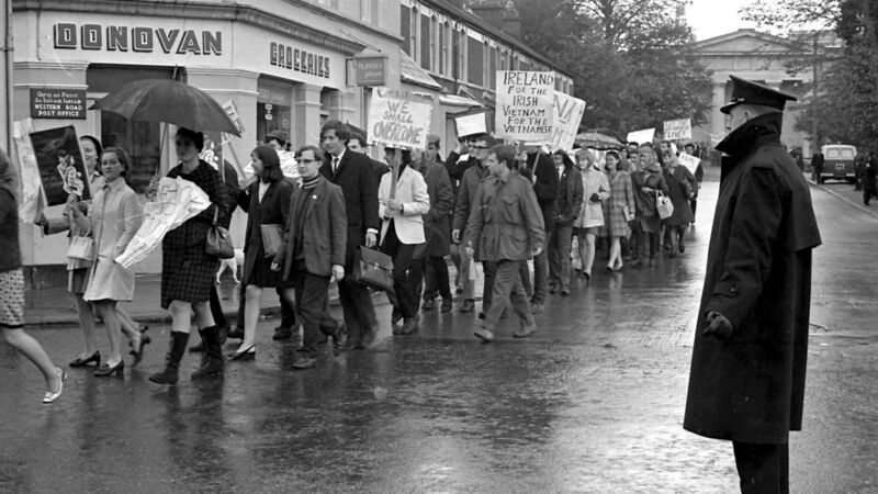 Throwback Thursday: Identifying the protester in Vietnam war rally in Cork city Throwback Thursday: Identifying the protester in Vietnam war rally in Cork city
