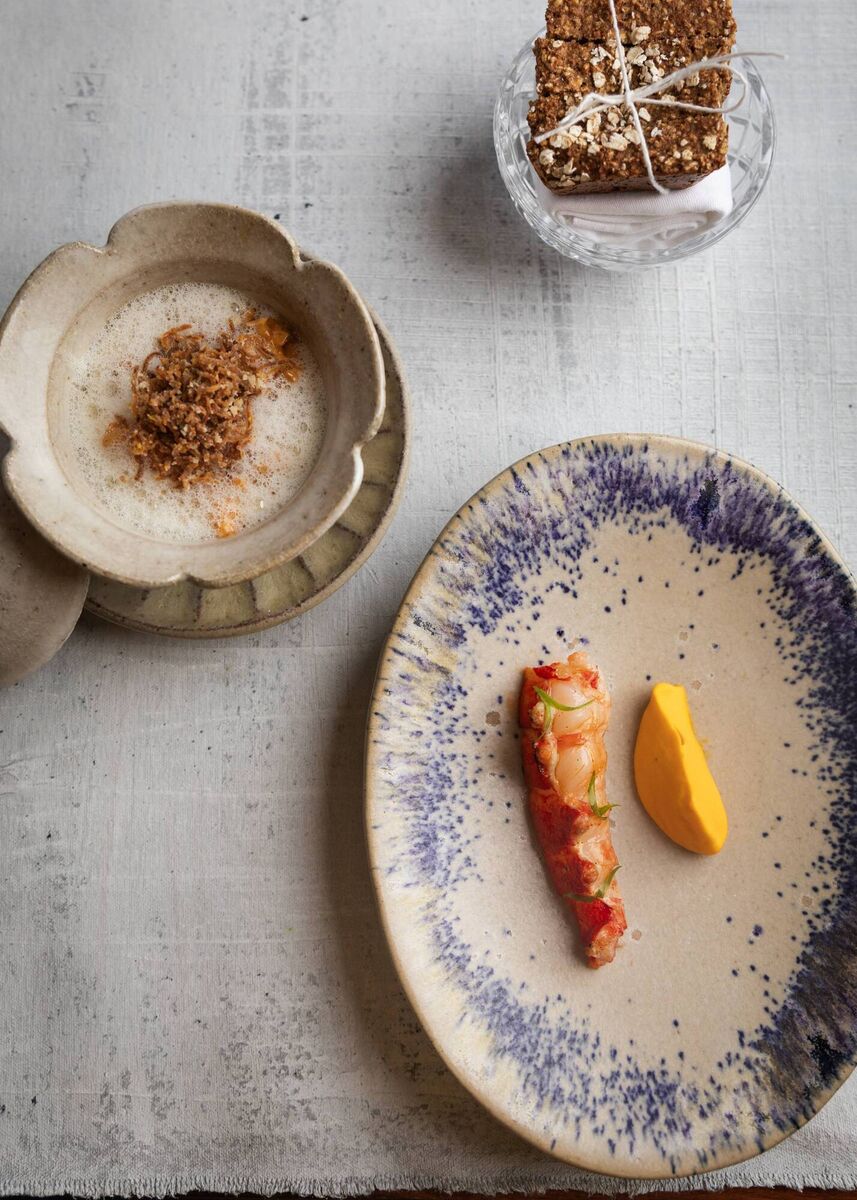 Shauna's dish of Lobster. Picture: Ruth Calder Potts Shauna's dish of Lobster. Picture: Ruth Calder Potts