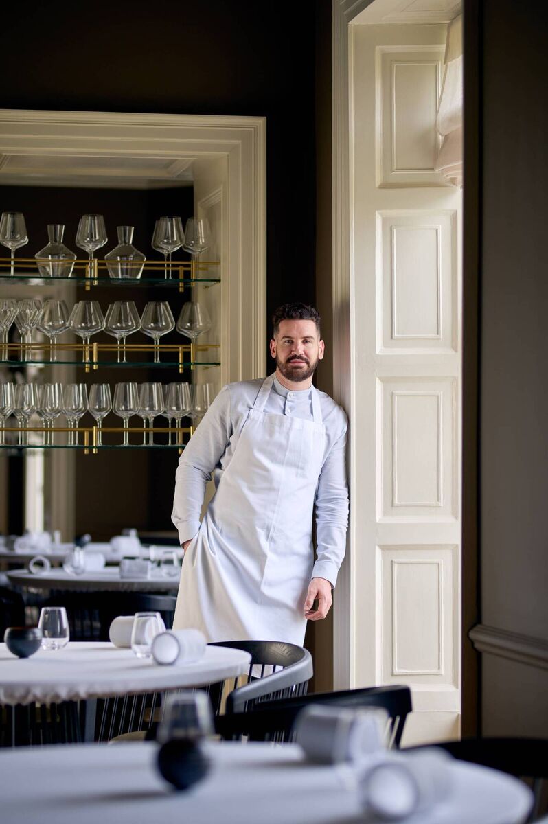 Chef Vincent Crepel, whose restaurant Terre at Castlemartyr resort.