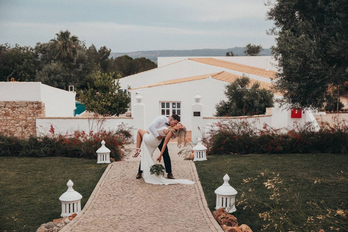 The bride and groom, who enjoyed their civil ceremony on a clifftop at Pestana Viking. The couple want to thank Algarve Wedding Planners, who ensured everything ran smoothly. The bride and groom, who enjoyed their civil ceremony on a clifftop at Pestana Viking. The couple want to thank Algarve Wedding Planners, who ensured everything ran smoothly.