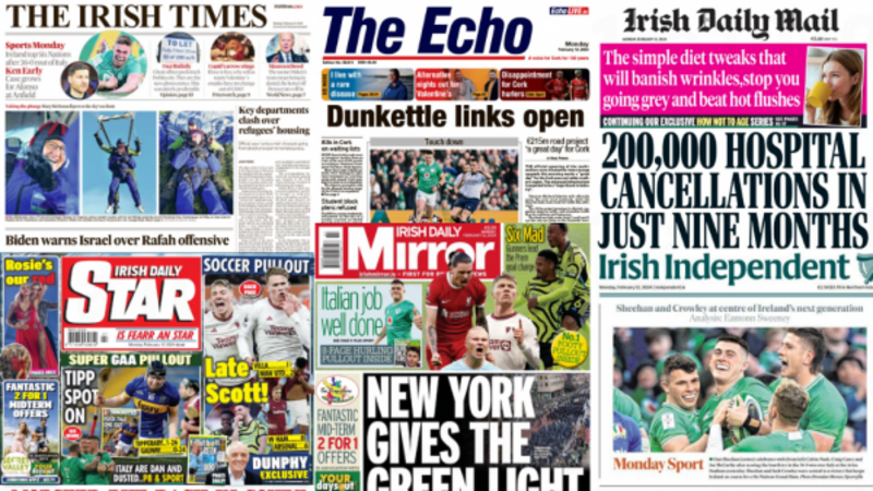 What the papers say: Monday's front pages