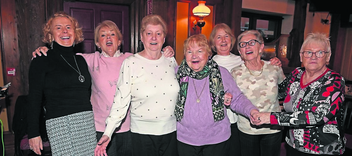 Ladies from the Young at Heart Group enjoying themselves at the presentation to Bartosz Mieszala, at a function in the South County. Picture: Eddie O’Hare
Ladies from the Young at Heart Group enjoying themselves at the presentation to Bartosz Mieszala, at a function in the South County. Picture: Eddie O’Hare