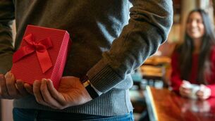 <p class="contextmenu internal_Caption">Good communication, adaptability, and shared goals and values all make relationships work - and a Valentine surprise may help!</p>