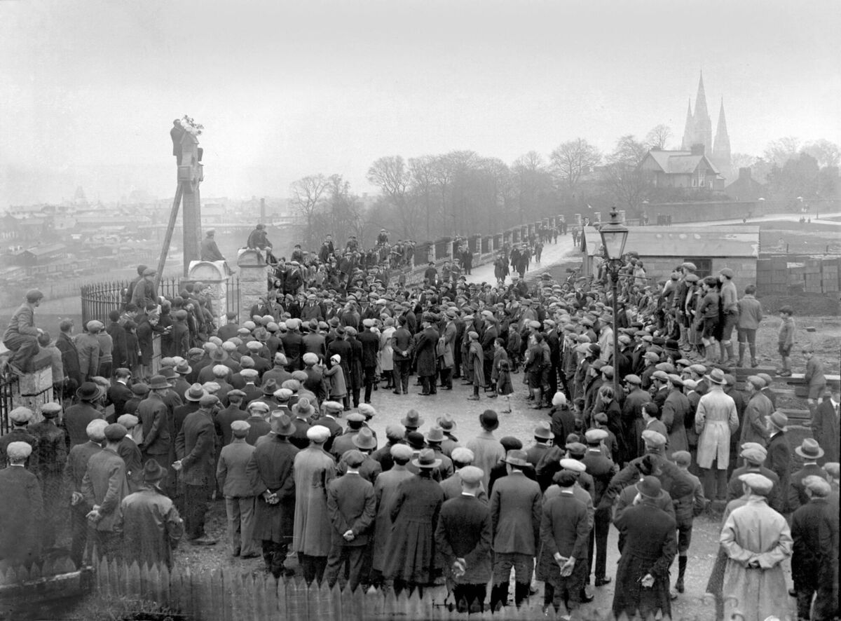 A Manchester Martyrs commemeration at Gilabbey Rock, Cork, on November 26, 1928 A Manchester Martyrs commemeration at Gilabbey Rock, Cork, on November 26, 1928