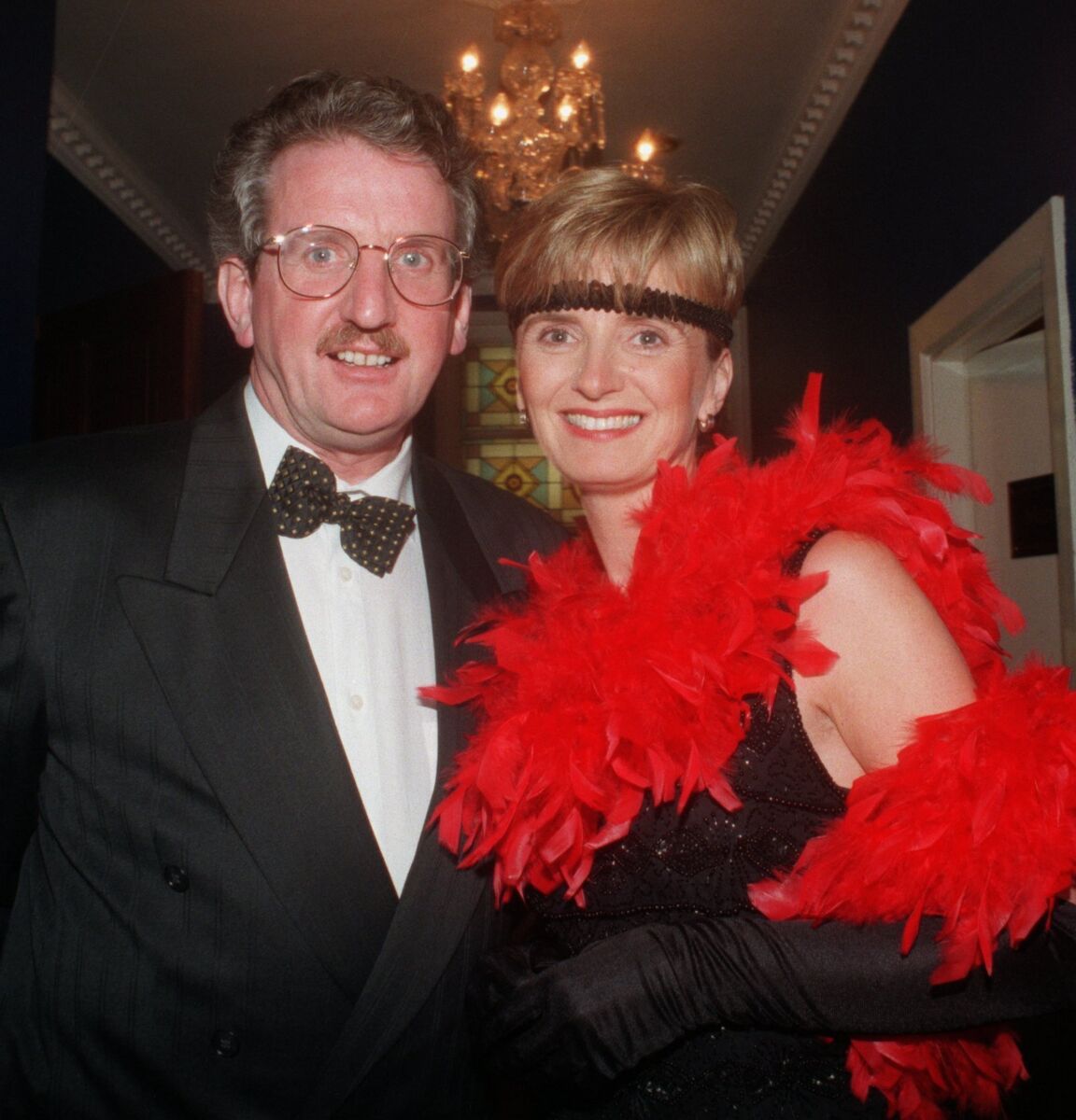 Adi Roche and her husband Sean Dunne at the Roaring 20's night in aid of Chernobyl in 1997. Adi Roche and her husband Sean Dunne at the Roaring 20's night in aid of Chernobyl in 1997.