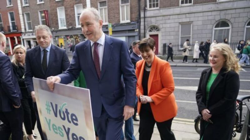 Fianna Fáil launches campaign for ‘yes’ votes in referendums Fianna Fáil launches campaign for ‘yes’ votes in referendums