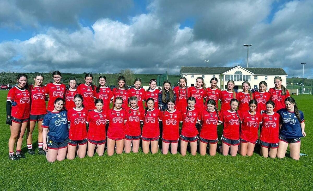 The Cork LGFA U16 B squad that travelled to Ardmore and defeated Waterford 0-11 to 1-6 in the opening round of the 2024 Munster Sharon O’Keefe Memorial Competition. The Cork LGFA U16 B squad that travelled to Ardmore and defeated Waterford 0-11 to 1-6 in the opening round of the 2024 Munster Sharon O’Keefe Memorial Competition.