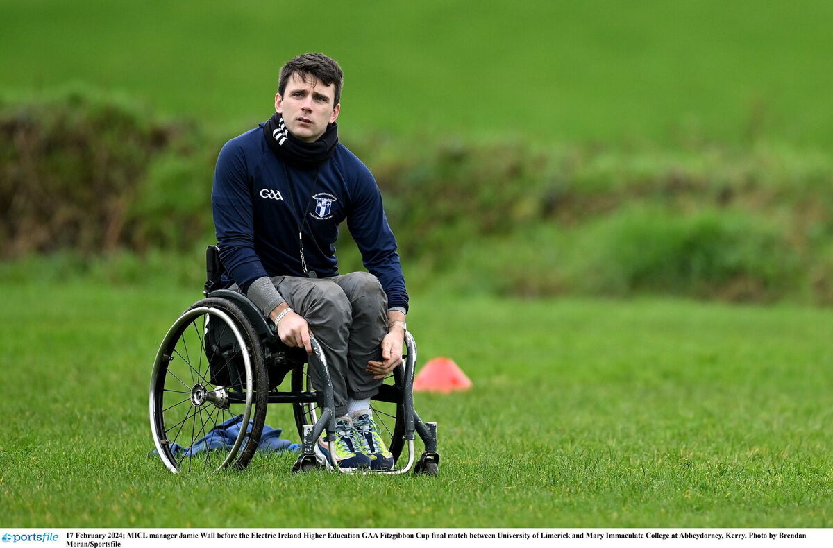MICL manager Jamie Wall. Picture: Brendan Moran/Sportsfile