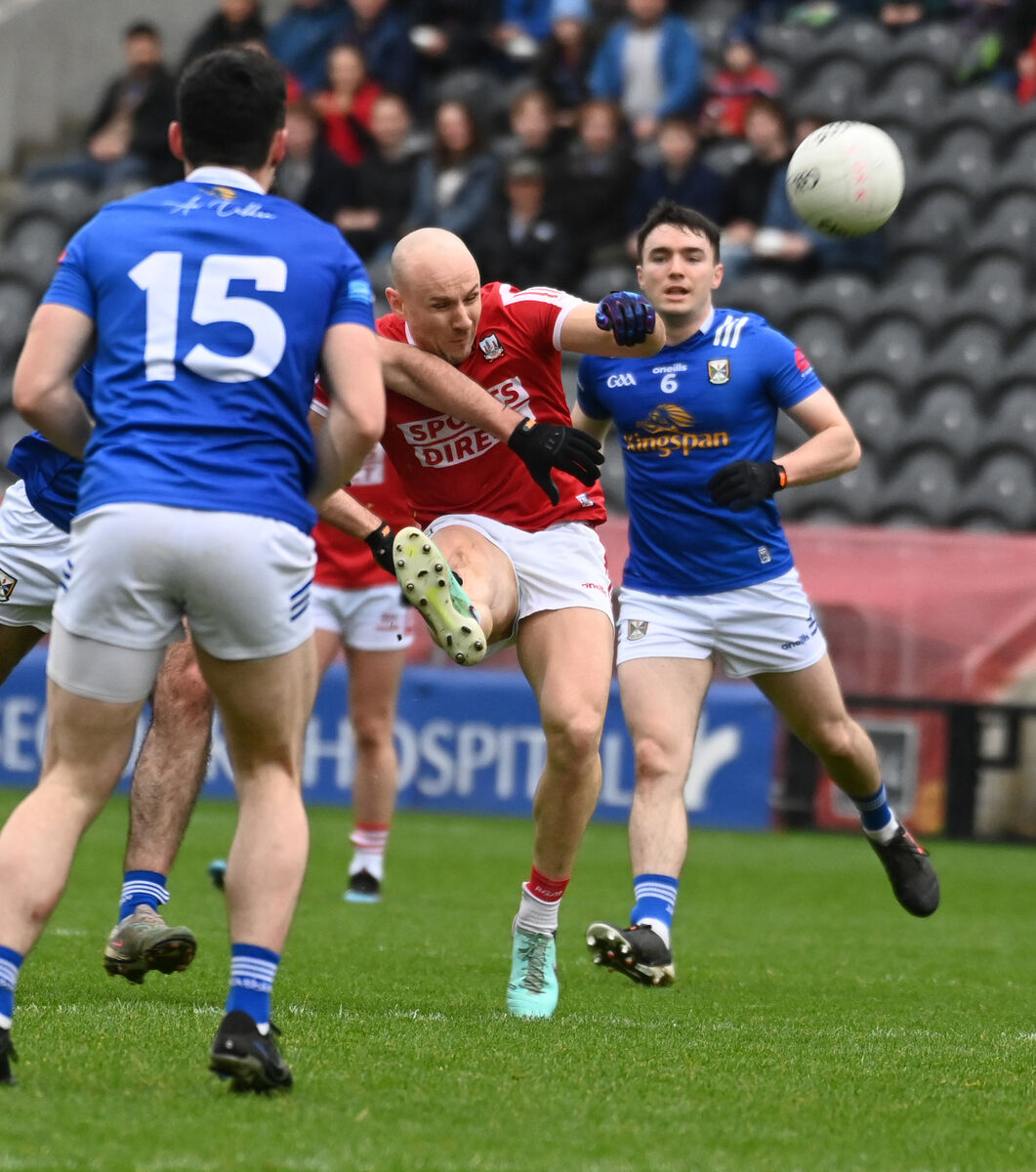 Cork's Brian O'Driscoll shoots against Cavan. Picture: Eddie O'Hare