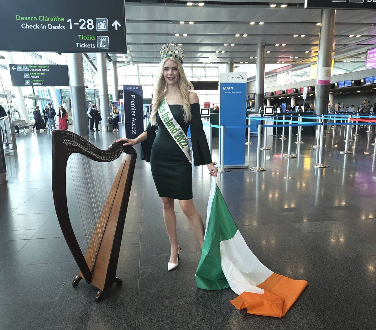 Dr Ivanna Ivanna McMahon pictured at Dublin Airport as she gets set to jet off to represent Ireland at the 71st Miss World Festival which takes place. Picture Courtesy of Miss Ireland Dr Ivanna Ivanna McMahon pictured at Dublin Airport as she gets set to jet off to represent Ireland at the 71st Miss World Festival which takes place. Picture Courtesy of Miss Ireland