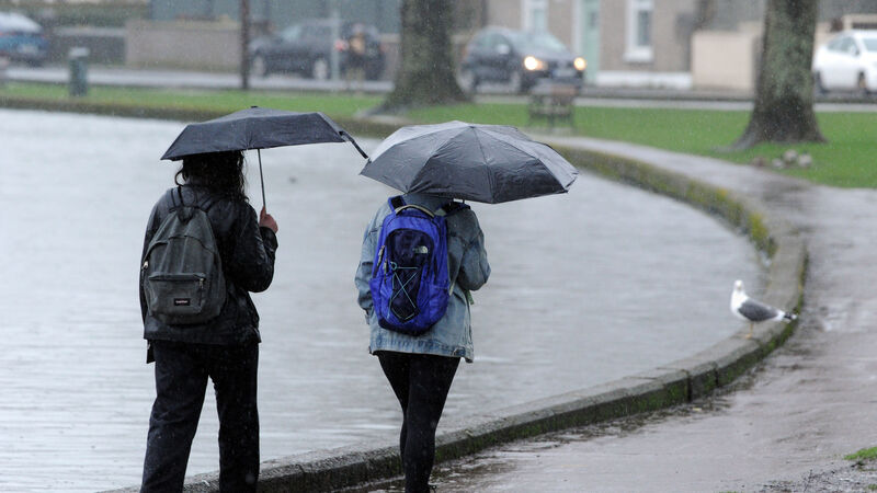 Rainfall warning issued for Cork