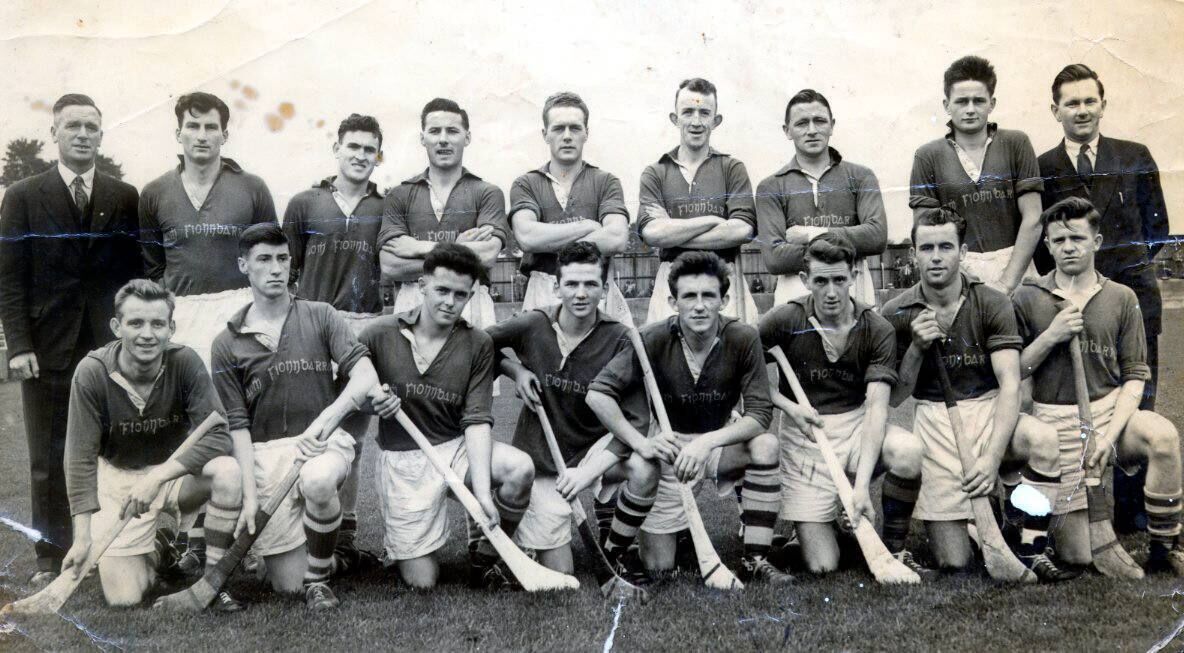 The St Finbarr's junior team of 1956, who went 20 matches without defeat - Pa Finn is far right in the front row. The team is pictured after defeating Glen Rovers in the City Division final - sadly missing was Bertie Coughlan, who had died tragically a week earlier. Back, left to right: Paddy Corcoran, Jim Goulding, Mick McCarthy, Val O'Riordan, Gerald O'Sullivan, Mick 'Pluto' Murphy, Jim Cotter, Barry Studdart, Brian Barrett. Front: Johnny Russell, Mick Horgan, John Barry-Murphy, Seánie Fitzpatrick, Jackie Keating, Eamon Butler, Bertie Coughlan, Pa Finn. The St Finbarr's junior team of 1956, who went 20 matches without defeat - Pa Finn is far right in the front row. The team is pictured after defeating Glen Rovers in the City Division final - sadly missing was Bertie Coughlan, who had died tragically a week earlier. Back, left to right: Paddy Corcoran, Jim Goulding, Mick McCarthy, Val O'Riordan, Gerald O'Sullivan, Mick 'Pluto' Murphy, Jim Cotter, Barry Studdart, Brian Barrett. Front: Johnny Russell, Mick Horgan, John Barry-Murphy, Seánie Fitzpatrick, Jackie Keating, Eamon Butler, Bertie Coughlan, Pa Finn.