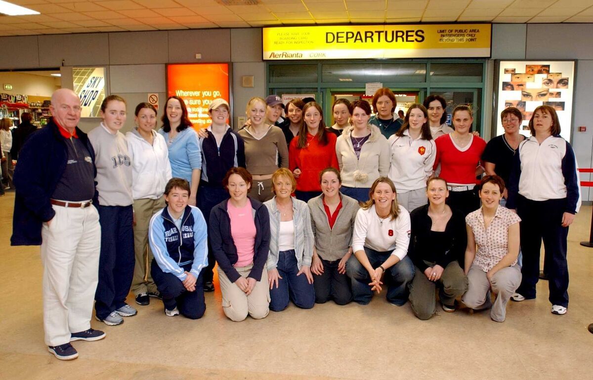Pa Finn (far left) with members of the All-Ireland-winning Cork panel of 2002, pictured at Cork Airport before departing on a team holiday to Lanzarote. Picture: Richard Mills Pa Finn (far left) with members of the All-Ireland-winning Cork panel of 2002, pictured at Cork Airport before departing on a team holiday to Lanzarote. Picture: Richard Mills