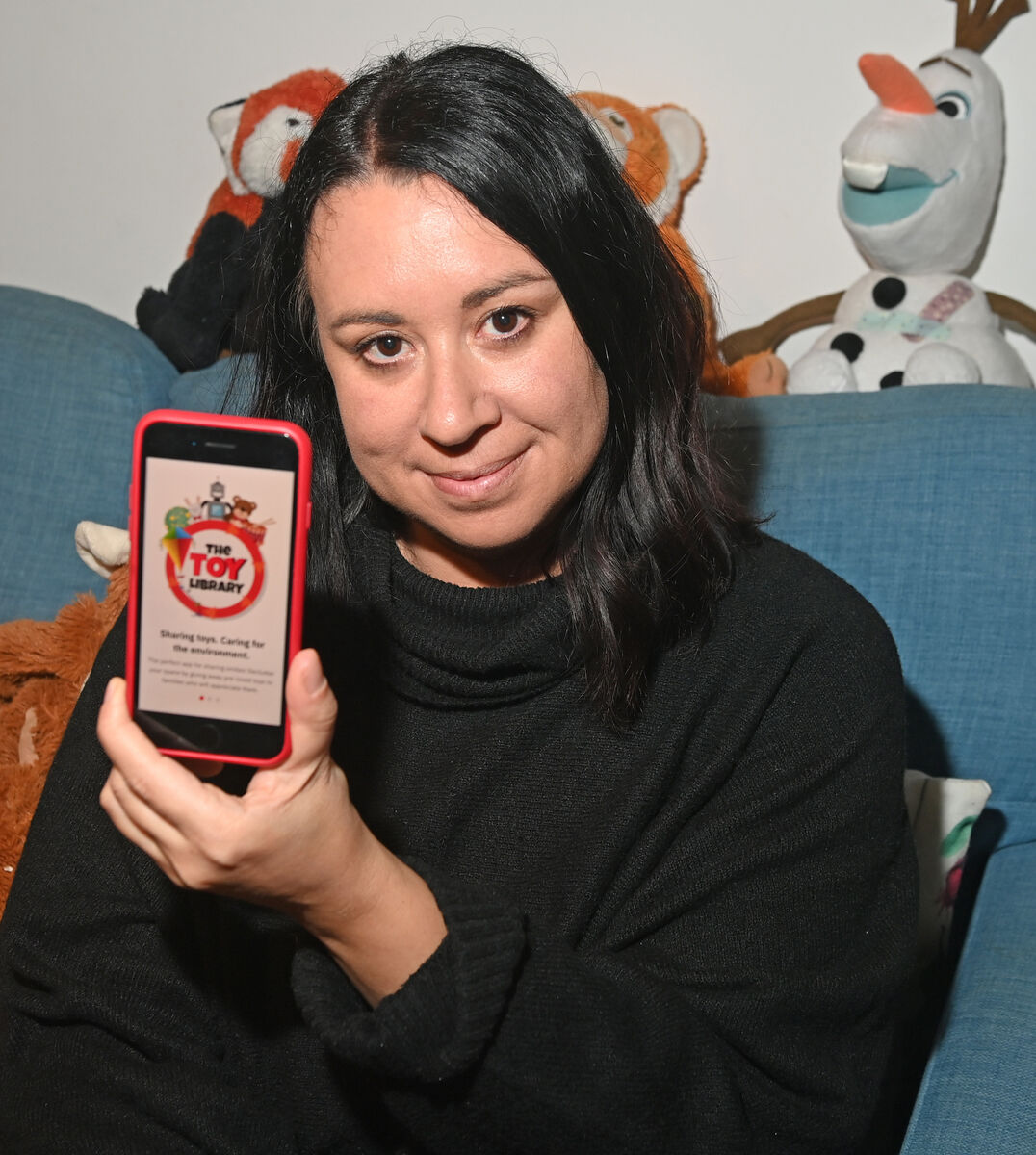 Giorgia Anile, with The Toy Library App. Picture; Eddie O'Hare Giorgia Anile, with The Toy Library App. Picture; Eddie O'Hare