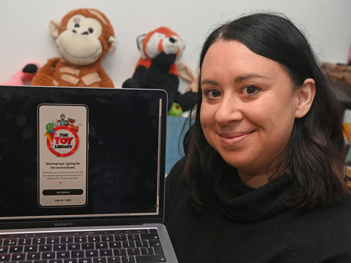 Giorgia Anile, with The Toy Library App. Picture; Eddie O'Hare Giorgia Anile, with The Toy Library App. Picture; Eddie O'Hare