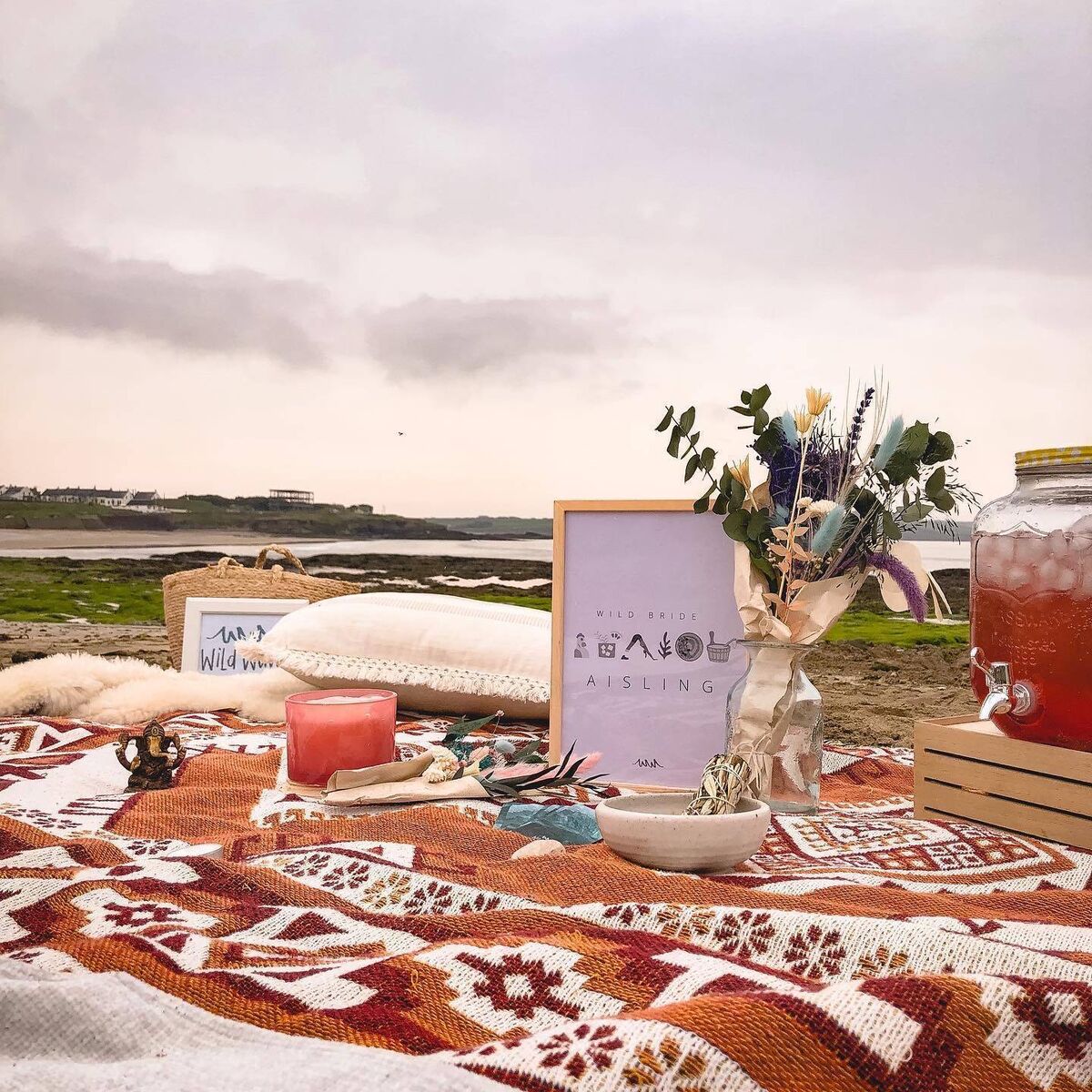 A Boho Picnic at a Wild Bride event.