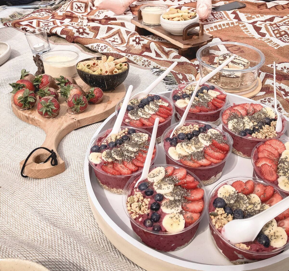 Refreshments from Bean and Berry.