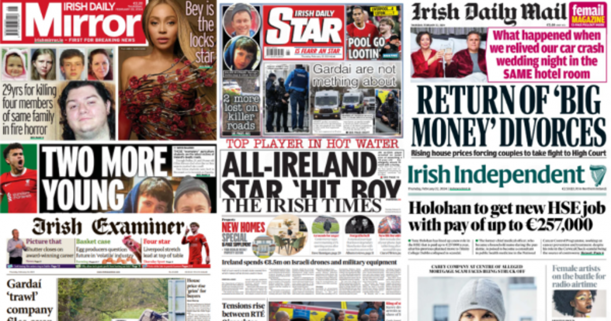 What the papers say: Thursday's front pages - Vimarsana News