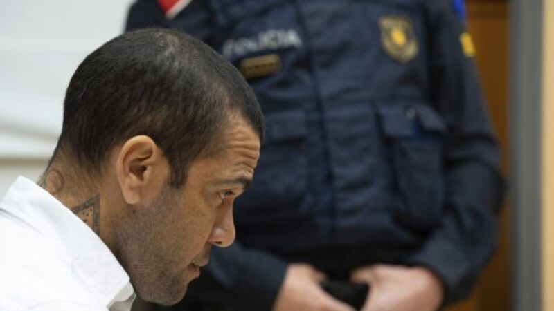 Footballer Dani Alves jailed after being found guilty of nightclub sex assault