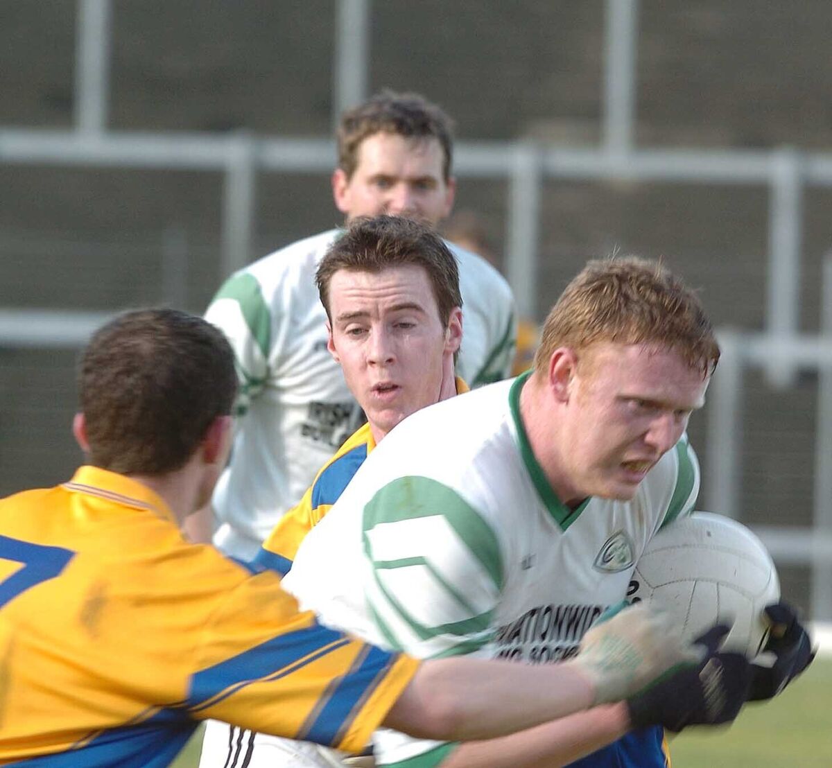 St Oliver Plunkett's coach Alex Whooley, seen in his Ilen Rovers playing days, the 2003 Munster Club IFC final against St Senan's of Limerick. Picture: Eamonn Keogh